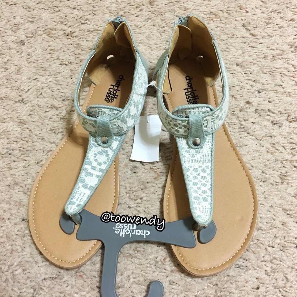Charlotte Russe T-Strap Sandals